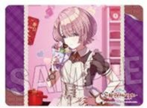 画像1: 【予約:11月15日(土)20時まで】(株)PROOF 学園アイドルマスター イラストプレイマットNT Fluorite '25バレンタイン 有村麻央 (1)