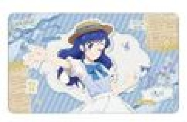 画像1: 【予約：12月1日(月)20時まで】アルマビアンカ　アイカツ！ 10th STORY 〜未来へのSTARWAY〜 描き下ろし 霧矢あおい カントリーワンピースver. マルチデスクマット (1)