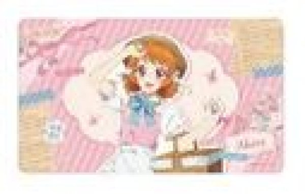 画像1: 【予約：12月1日(月)20時まで】アルマビアンカ　アイカツ！ 10th STORY 〜未来へのSTARWAY〜 描き下ろし 大空あかり カントリーワンピースver. マルチデスクマット (1)