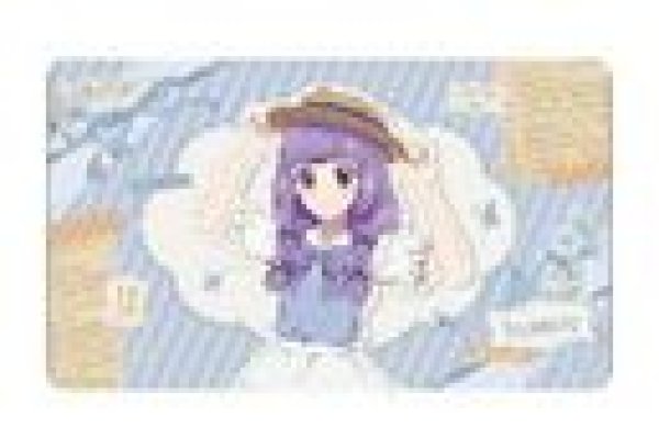 画像1: 【予約：12月1日(月)20時まで】アルマビアンカ　アイカツ！ 10th STORY 〜未来へのSTARWAY〜 描き下ろし 氷上スミレ カントリーワンピースver. マルチデスクマット (1)