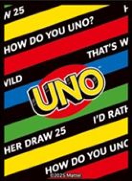 画像1: 【予約：12月2日(火)20時まで】エンスカイ　UNO™　キャラクタースリーブ HOW DO YOU UNO? (A) (EN-1556） (1)
