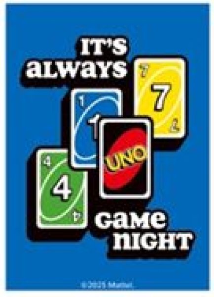 画像1: 【予約：12月2日(火)20時まで】エンスカイ　UNO™　キャラクタースリーブ IT'S ALWAYS GAME NIGHT (EN-1558） (1)