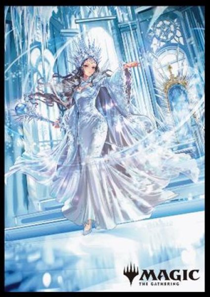 画像1: 【予約：12月2日(火)20時まで】エンスカイ　マジック：ザ・ギャザリング プレイヤーズカードスリーブ MTGS-357 DoKomi Promotion Card  《氷冠のヒルダ》 (1)