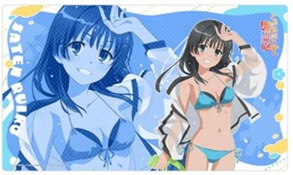 画像1: 【予約：12月9日(火)20時まで】カーテン魂／(株)キース　とある科学の超電磁砲T　描き下ろしラバーマット（佐天涙子／水遊び） (1)