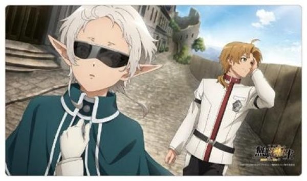 画像1: 【予約：12月13日(土)20時まで】エムズファクトリー　無職転生II 〜異世界行ったら本気だす〜　ラバーマット ルーデウス＆フィッツ (1)