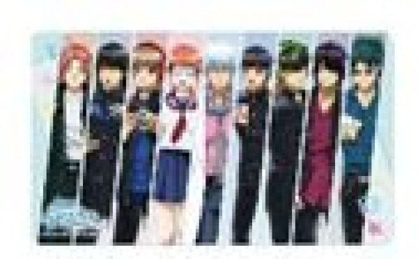 画像1: 【予約：12月20日(土)20時まで】アルマビアンカ　3年Z組銀八先生 描き下ろし 集合 ヘッドフォンver. マルチデスクマット (1)