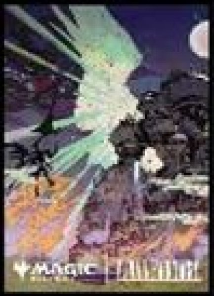 画像1: 【予約：12月24日(水)20時まで】エンスカイ　『マジック：ザ・ギャザリング――FINAL FANTASY』 プレイヤーズカードスリーブ　MFS-58 「木版画」ボーダーレス版 《召喚：アレクサンダー》 (1)