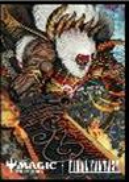 画像1: 【予約：12月24日(水)20時まで】エンスカイ　『マジック：ザ・ギャザリング――FINAL FANTASY』 プレイヤーズカードスリーブ　MFS-61 「木版画」ボーダーレス版 《ブラスカの究極召喚》 (1)