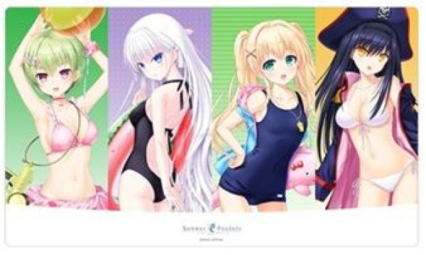 画像1: 【予約：1月4日(日)20時まで】カーテン魂／(株)キース　Summer Pockets　ラバーマット（水着）【再販】 (1)
