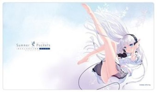 画像1: 【予約：1月4日(日)20時まで】カーテン魂／(株)キース　Summer Pockets REFLECTION BLUE　ラバーマット（鳴瀬しろは／Sound）【再販】 (1)