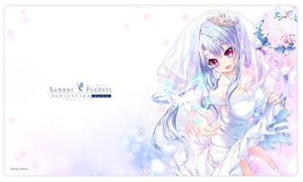 画像1: 【予約：1月4日(日)20時まで】カーテン魂／(株)キース　Summer Pockets REFLECTION BLUE　ラバーマット（空門蒼／ウエディングドレス）【再販】 (1)