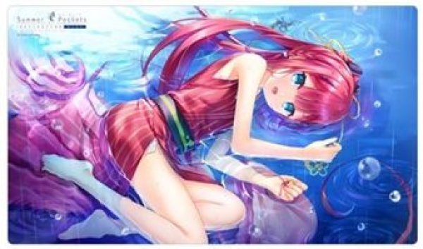 画像1: 【予約：1月4日(日)20時まで】カーテン魂／(株)キース　Summer Pockets REFLECTION BLUE　ラバーマット（水面の識）【再販】 (1)