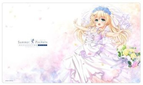 画像1: 【予約：1月4日(日)20時まで】カーテン魂／(株)キース　Summer Pockets REFLECTION BLUE　ラバーマット（紬ヴェンダース／ウエディング）【再販】 (1)