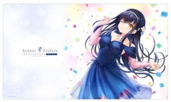 画像1: 【予約：1月4日(日)20時まで】カーテン魂／(株)キース　Summer Pockets REFLECTION BLUE　ラバーマット（久島鴎／SP5th ver.）【再販】 (1)