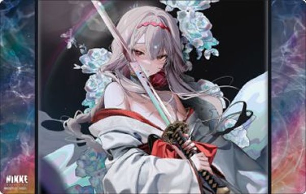 画像1: 【予約：1月6日(火)20時まで】ブシロード ラバーマットコレクション V2 Vol.1956　勝利の女神：NIKKE「紅蓮：ブラックシャドウ - ロンギングフラワー」ver. (1)