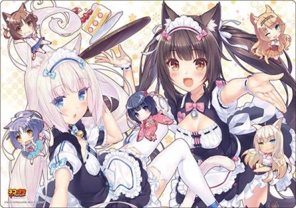 画像1: 【予約：1月13日(火)20時まで】ブシロード ラバーマットコレクション V2 Vol.1963　ネコぱら ラブプロジェクト『ショコラ＆バニラ』A (1)