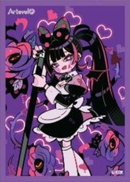 画像1: 【予約：1月13日(火)20時まで】ムービック　Arteveloカードスリーブ　形状　「continue？」（art-010） (1)