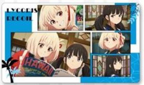 画像1: 【予約：1月21日(水)20時まで】ホビーストック　リコリス・リコイル　ラバーマット　 ショートムービー第2話「Miles away」 ver. (1)