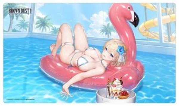 画像1: 【予約：1月27日(火)20時まで】カーテン魂／(株)キース　ブラウンダスト2　ラバーマット（ユースティア／真夏の夢） (1)