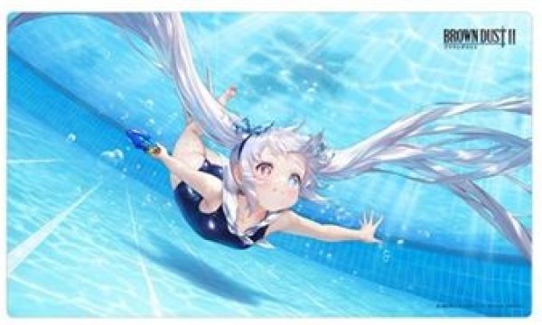 画像1: 【予約：1月27日(火)20時まで】カーテン魂／(株)キース　ブラウンダスト2　ラバーマット（レピテア／水遊びの妖精） (1)