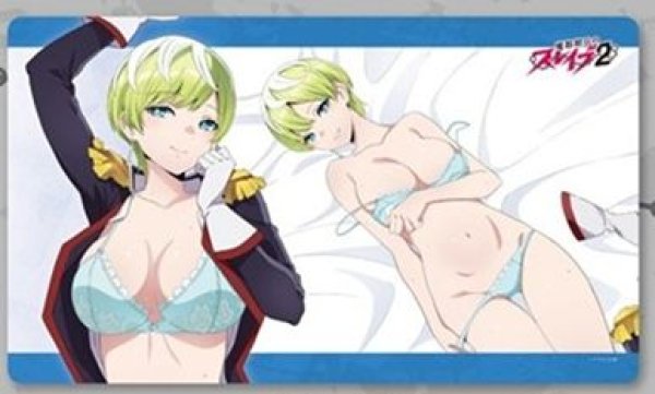 画像1: 【予約：1月28日(水)20時まで】ホビーストック　魔都精兵のスレイブ2　描き下ろしラバーマット　出雲天花 (1)