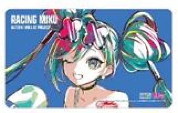 画像1: 【予約：2月1日(日)20時まで】アルマビアンカ　初音ミク GTプロジェクト レーシングミク 2025Ver. Ani-Art 第2弾 マルチデスクマット ver.A (1)