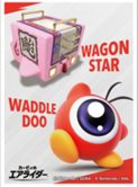 画像1: 【予約：2月3日(火)20時まで】エンスカイ　カービィのエアライダー キャラクタースリーブ　ワドルドゥ ＆ ワゴンスター(EN-1585） (1)