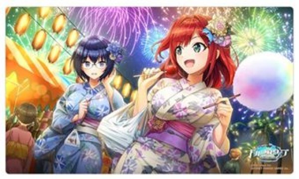 画像1: 【予約：2月10日(火)20時まで】カーテン魂／(株)キース　ドルフィンウェーブ　ラバーマット（初めてのお祭り） (1)