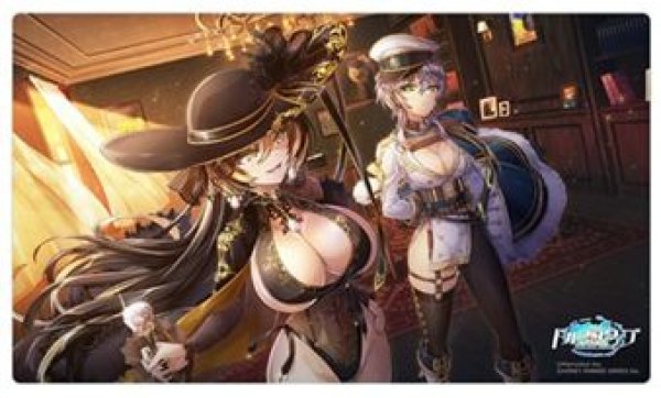 画像1: 【予約：2月10日(火)20時まで】カーテン魂／(株)キース　ドルフィンウェーブ　ラバーマット（奇婦人と近衛兵） (1)