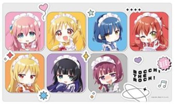 画像1: 【予約：2月10日(火)20時まで】カーテン魂／(株)キース　ぼっち・ざ・ろっく！　ラバーマット（ジャージメイドB／イラスト なもり） (1)