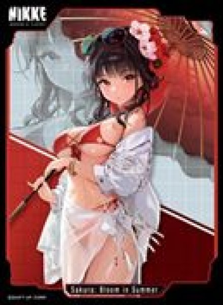 画像1: 【予約：2月10日(火)20時まで】ムービック　きゃらスリーブコレクション　マットシリーズ　勝利の女神:NIKKE　「サクラ：ブルーム・イン・サマー」(No.MT2306) (1)