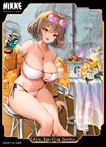 画像1: 【予約：2月10日(火)20時まで】ムービック　きゃらスリーブコレクション　マットシリーズ　勝利の女神:NIKKE　「アニス：スパークリングサマー」(No.MT2308) (1)