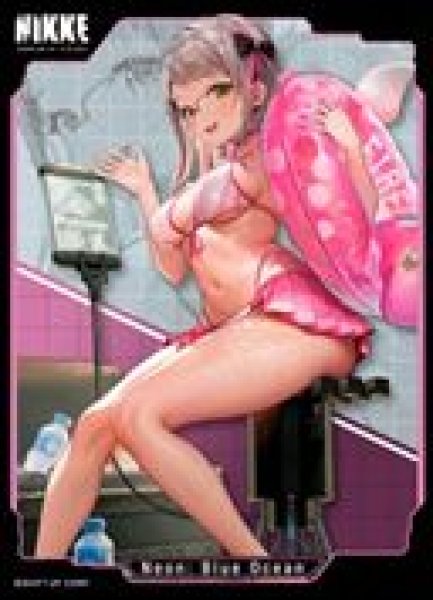 画像1: 【予約：2月10日(火)20時まで】ムービック　きゃらスリーブコレクション　マットシリーズ　勝利の女神:NIKKE　「ネオン：ブルーオーシャン」(No.MT2309) (1)