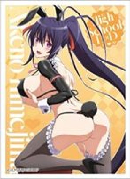 画像1: 【予約：2月22日(日)20時まで】カーテン魂／(株)キース　ハイスクールD×D HERO　描き下ろしスリーブ（姫島朱乃／逆バニー（黒）） (1)