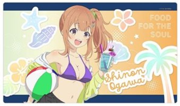 画像1: 【予約：2月24日(火)20時まで】カーテン魂／(株)キース　日々は過ぎれど飯うまし　描き下ろしラバーマット（小川しのん／水着） (1)