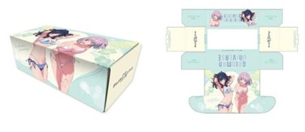 画像1: 【予約：2月24日(火)20時まで】カーテン魂／(株)キース　グリッドマン ユニバース　描き下ろしストレージボックス（宝多六花＆新条アカネ／水着） (1)