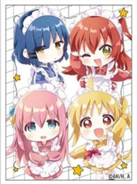 画像1: 【予約：2月24日(火)20時まで】カーテン魂／(株)キース　ぼっち・ざ・ろっく！　スリーブ （後藤ひとり＆伊地知虹夏＆山田リョウ＆喜多郁代／ジャージメイド／イラスト なもり） (1)