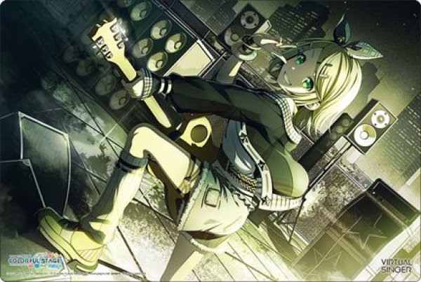 画像1: 【予約：2月24日(火)20時まで】ブシロード ラバーマットコレクション V2 Vol.2002　プロジェクトセカイ カラフルステージ！ feat. 初音ミク『鏡音リン』 (1)