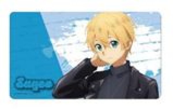 画像1: 【予約：2月28日(土)20時まで】アルマビアンカ　ソードアート・オンライン 描き下ろし ユージオ ライダースジャケットver. マルチデスクマット (1)