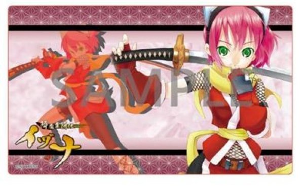 画像1: 【予約：3月3日(火)20時まで】(株)クロノア　降魔霊符伝イヅナ　デスクマット　【イヅナVer.】 (1)