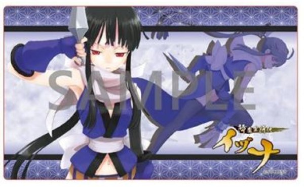 画像1: 【予約：3月3日(火)20時まで】(株)クロノア　降魔霊符伝イヅナ　デスクマット　【シノVer.】 (1)