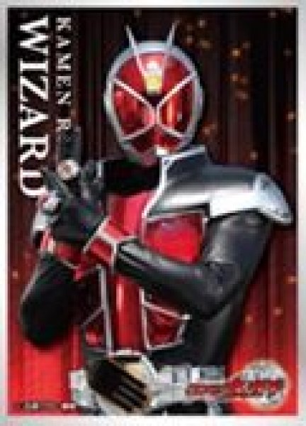 画像1: 【予約：3月10日(火)20時まで】エンスカイ　仮面ライダーウィザード キャラクタースリーブ　仮面ライダーウィザード(EN-1623） (1)