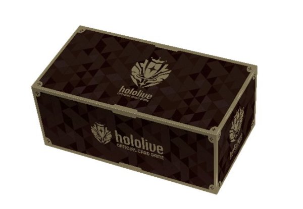 画像1: 【予約：3月18日(水)20時まで】hololive OFFICIAL CARD GAME  オフィシャルホロカストレージボックス　ブランドロゴ（Black） (1)