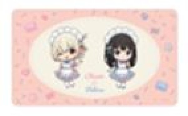 画像1: 【予約：3月21日(土)20時まで】アルマビアンカ　TVアニメ「リコリス・リコイル」 錦木千束&井ノ上たきな ちびキャラ メルヘンメイドver. マルチデスクマット (1)