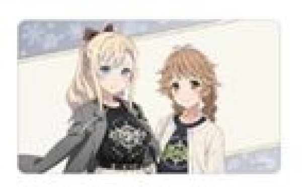 画像1: 【予約：3月21日(土)20時まで】アルマビアンカ　劇場版 ハイスクール・フリート 描き下ろし 納沙 幸子＆ヴィルヘルミーナ デート私服ver. マルチデスクマット ver.B (1)