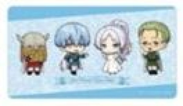 画像1: 【予約：3月21日(土)20時まで】アルマビアンカ　『葬送のフリーレン』 勇者一行 ちびキャラ 社交界ver. マルチデスクマット (1)