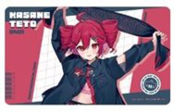 画像1: 【予約：3月22日(日)20時まで】アルマビアンカ　重音テト 描き下ろし 重音テト モチーフジャケットver. Art by 小奈きなこ マルチデスクマット (1)