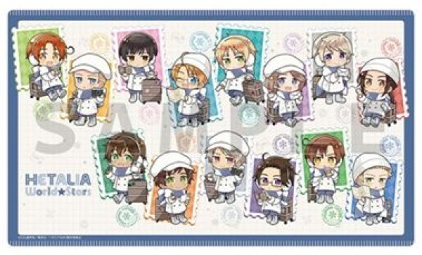 画像1: 【予約：3月22日(日)20時まで】Parflette-パルフレット-／(株)キース　ヘタリア World★Stars　ラバーマット（ウィンターバケーション） (1)