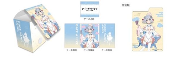 画像1: 【予約：3月24日(火)20時まで】カーテン魂／(株)キース　デート・ア・ライブV　描き下ろしデッキケース（鳶一折紙／パステルチャイナ） (1)