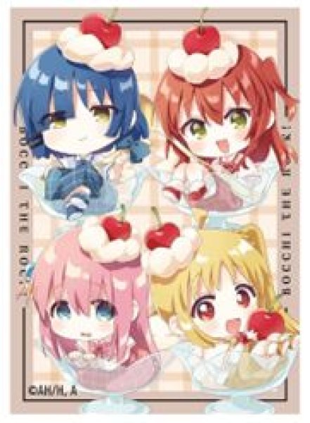 画像1: 【予約：3月24日(火)20時まで】カーテン魂／(株)キース　ぼっち・ざ・ろっく！　スリーブ（後藤ひとり＆伊地知虹夏＆山田リョウ＆喜多郁代／さくらんぼほいっぷ／イラスト なもり） (1)